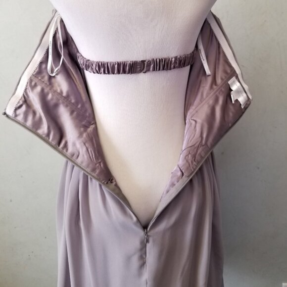 Donna Morgan satin tubetop dress women's size 6 (I5) - Picture 7 of 8